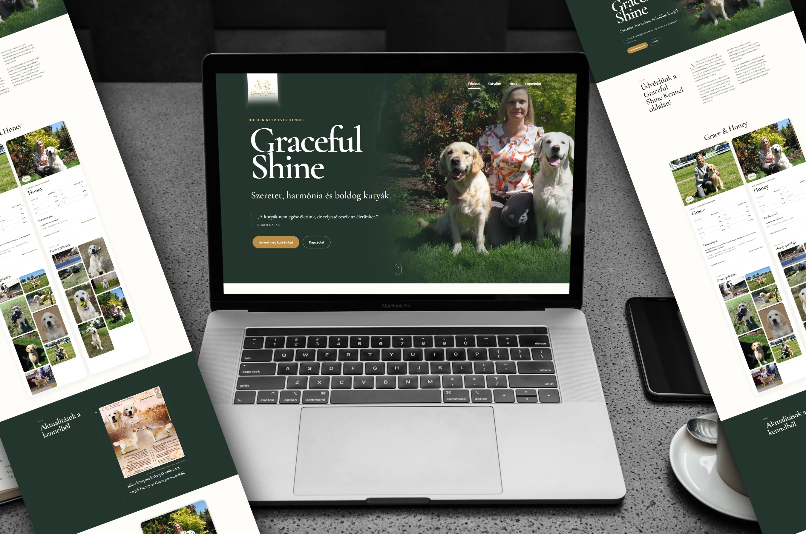 Nice and friendy website for breeder